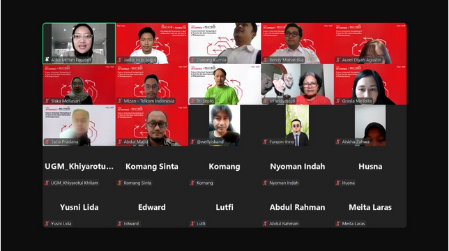 Peserta webinar AI Connect X Next Gen Science Techpreneur Battle 2025
