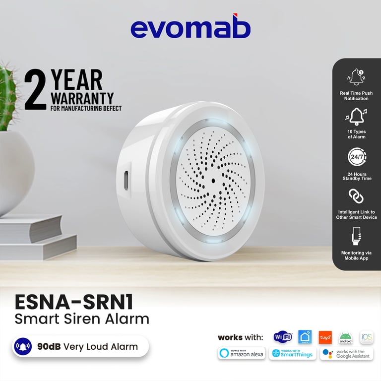 Smart Siren Alarm evomab ESNA-
