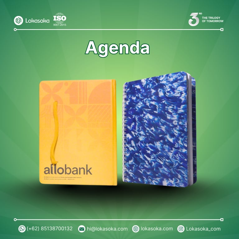 Souvenir Perpisahan Kantor - Agenda