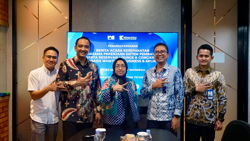Krakatau IT dan PT IAS Hospitality Indonesia siap bersinergi dalam pengembangan solusi digital layanan premium bandara guna mendukung Smart Airport Premium Service