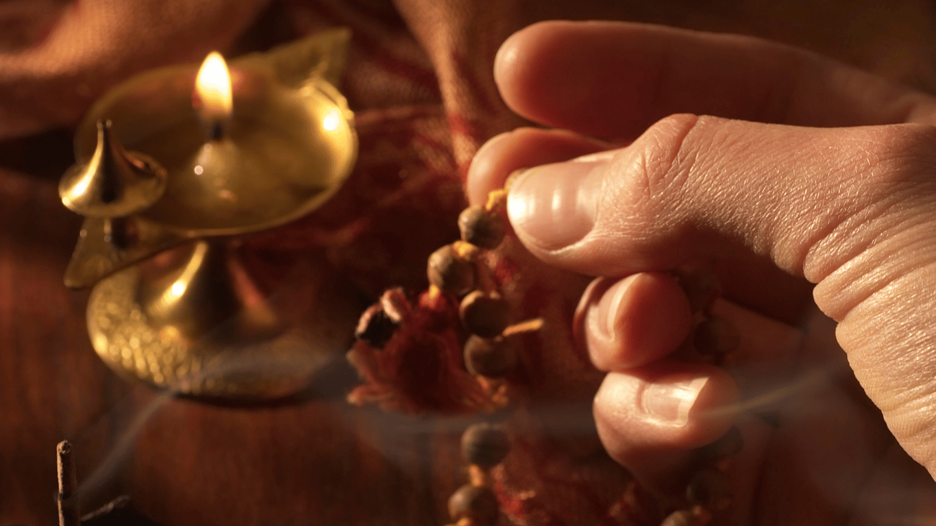 The work begins in stillness.
