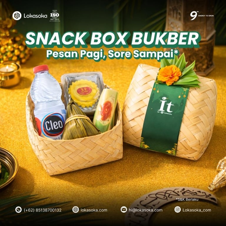 Pesan snack box hari ini besok diantar