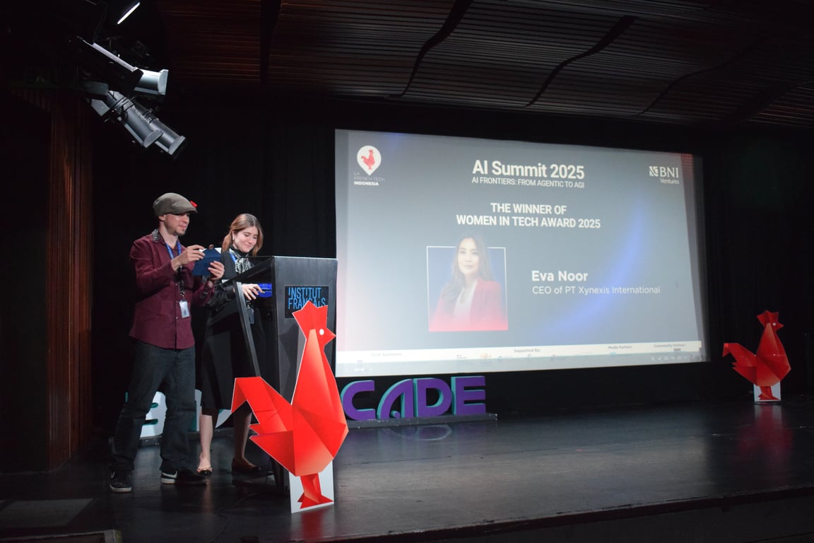 Pengumuman pemenang Women in French Tech Award 2025