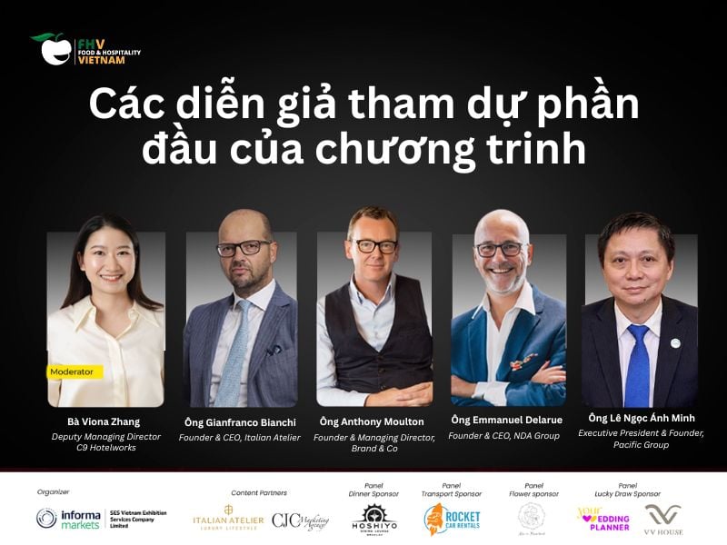 <i>Dàn diễn giả là các chuyên gia trong ngành, và số lượng diễn giả vẫn đang còn được bật mí.</i>