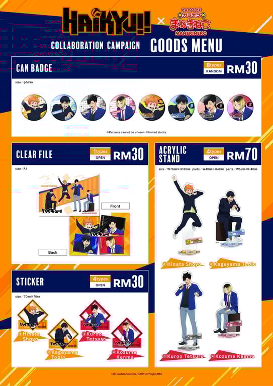 The collaboration menu from Malaysia’s outlets