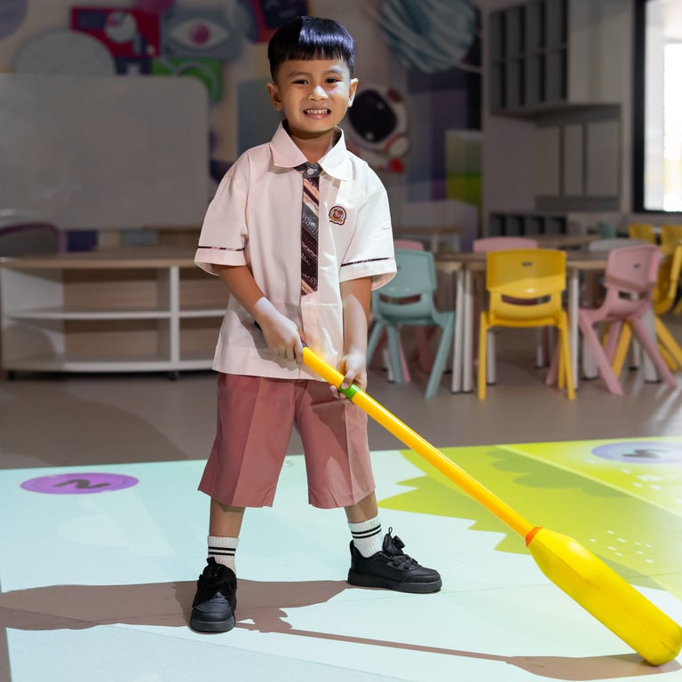 Teknologi Active Floor di BINUS SCHOOL Surabaya