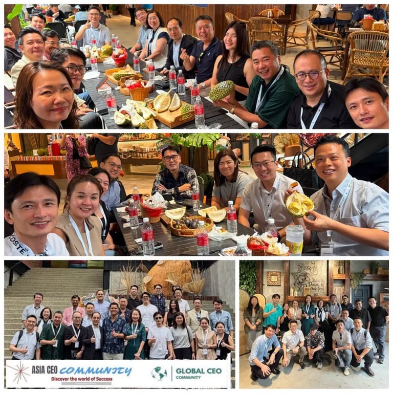 The Explore Circle Malaysia was launched by Gary Lam with a uniquely Malaysian experience, a durian session. This initiative showcased the uniquely Malaysian spirit of networking - personal, warm and relationship driven
