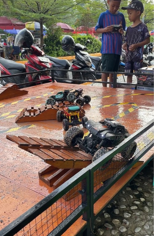RC car remote playground for rent at the park 