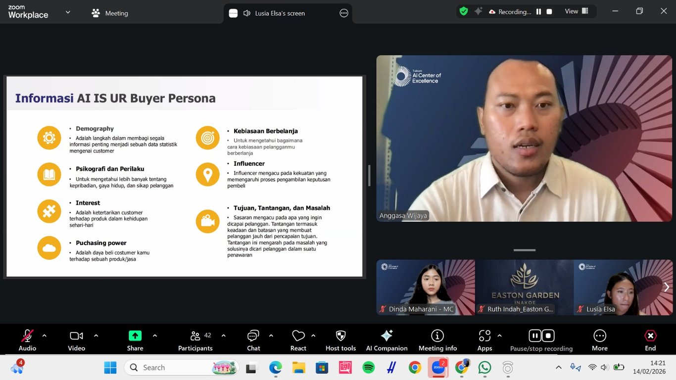 Rangkaian ketiga AI Connect: From Idea to Income bersama Angga Sastra Wijaya