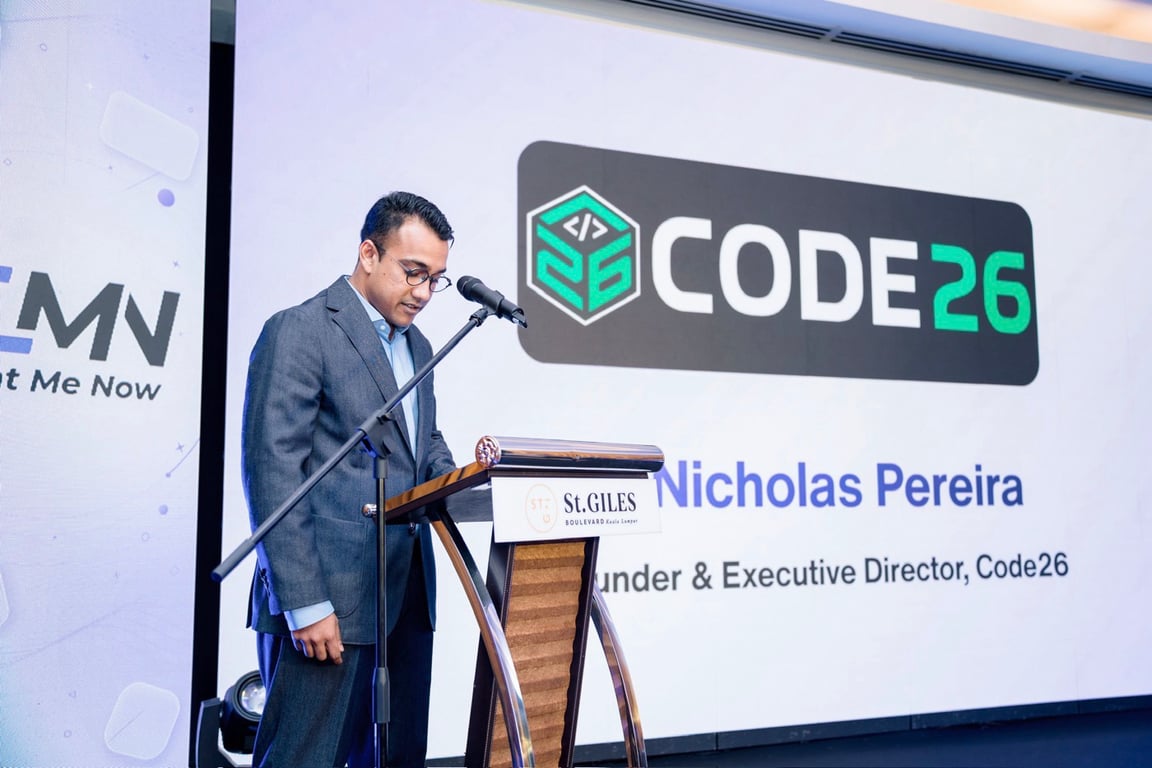 Mr. Nicholas Pereira (Co Founder and Executive Director, Code26)