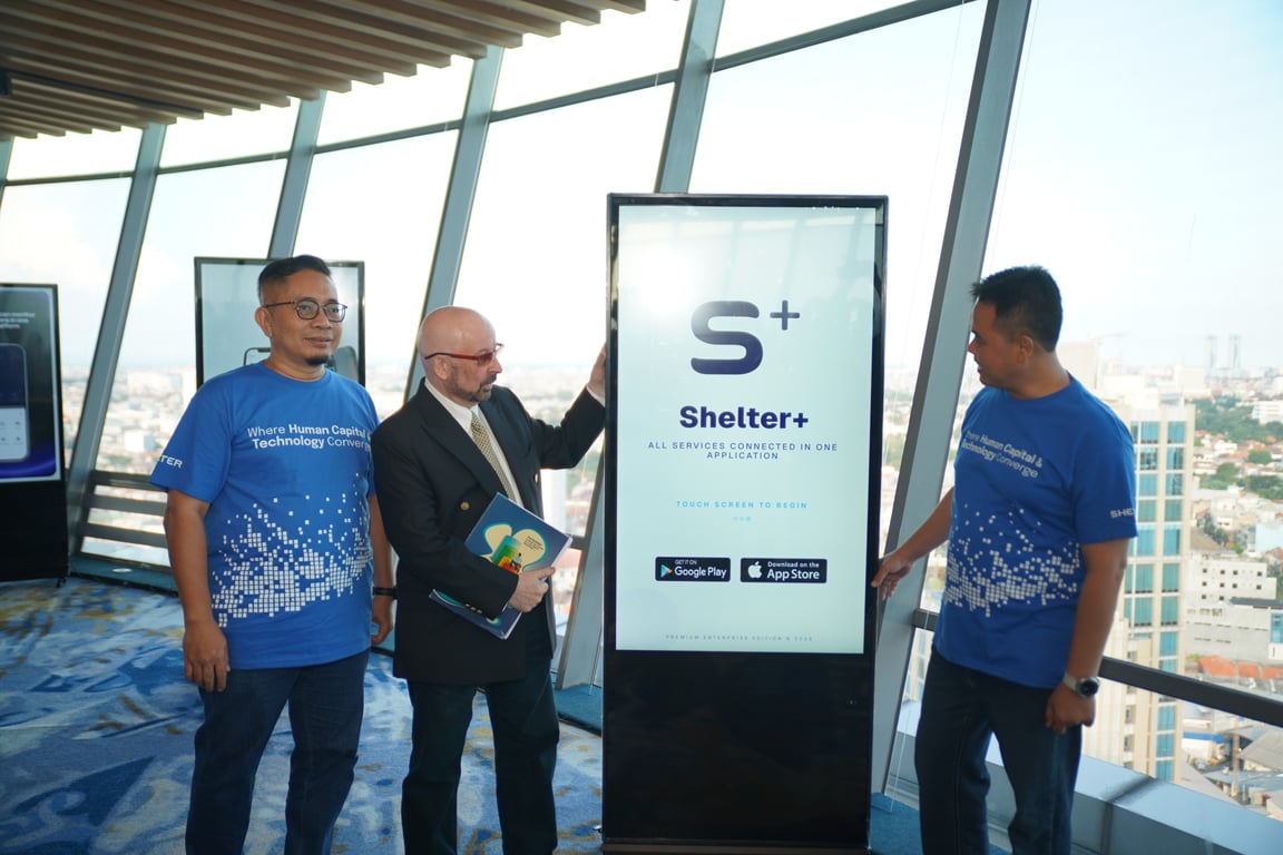 Shelter Indonesia luncurkan Shelter+, platform yang dirancang sebagai ekosistem digital untuk mendukung operasional bisnis.
