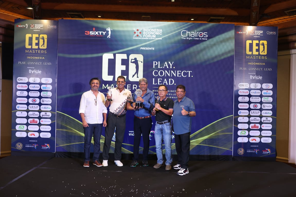 Lok Budianto (kedua kanan) dan Divya Ahuja (kedua kiri) pemenang CEO Masters Indonesia 2026.