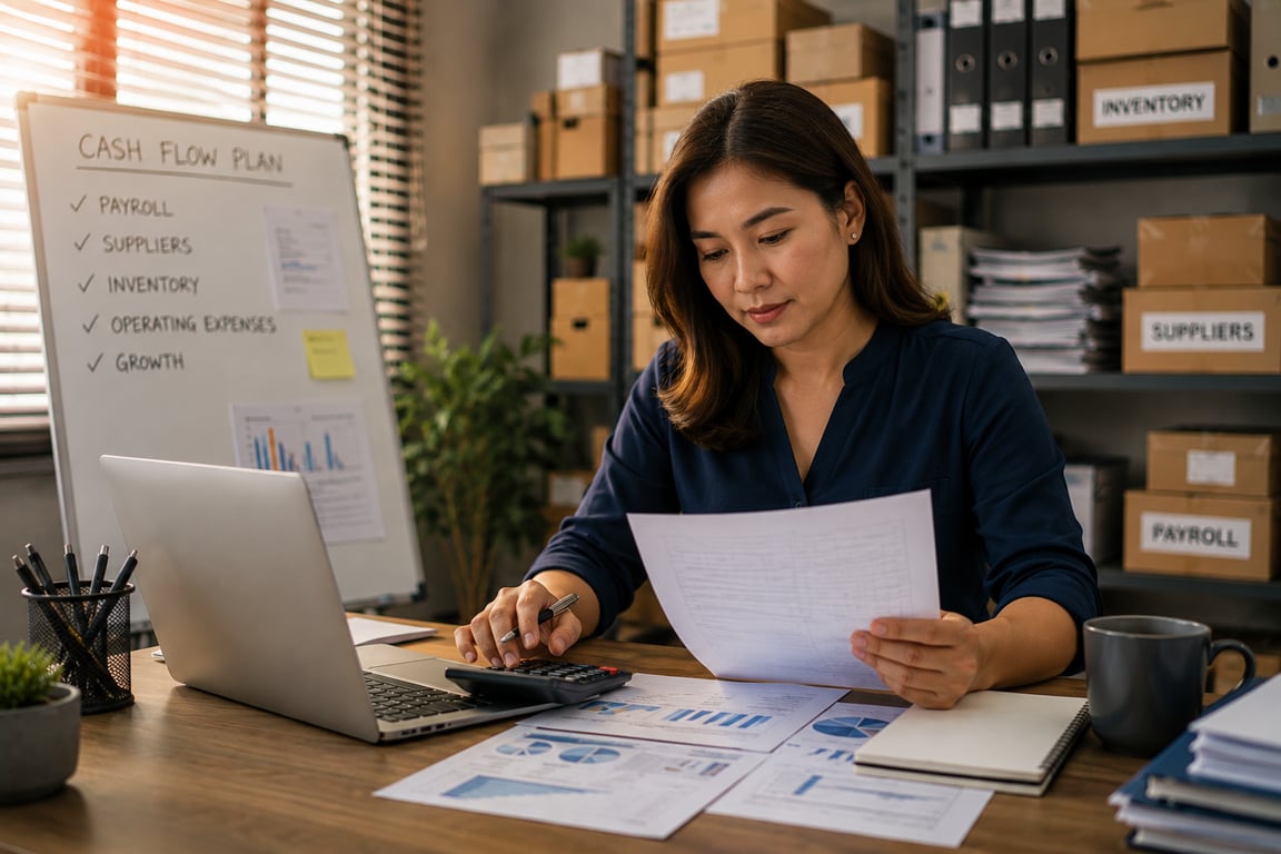 Strong sales don't always mean available cash.