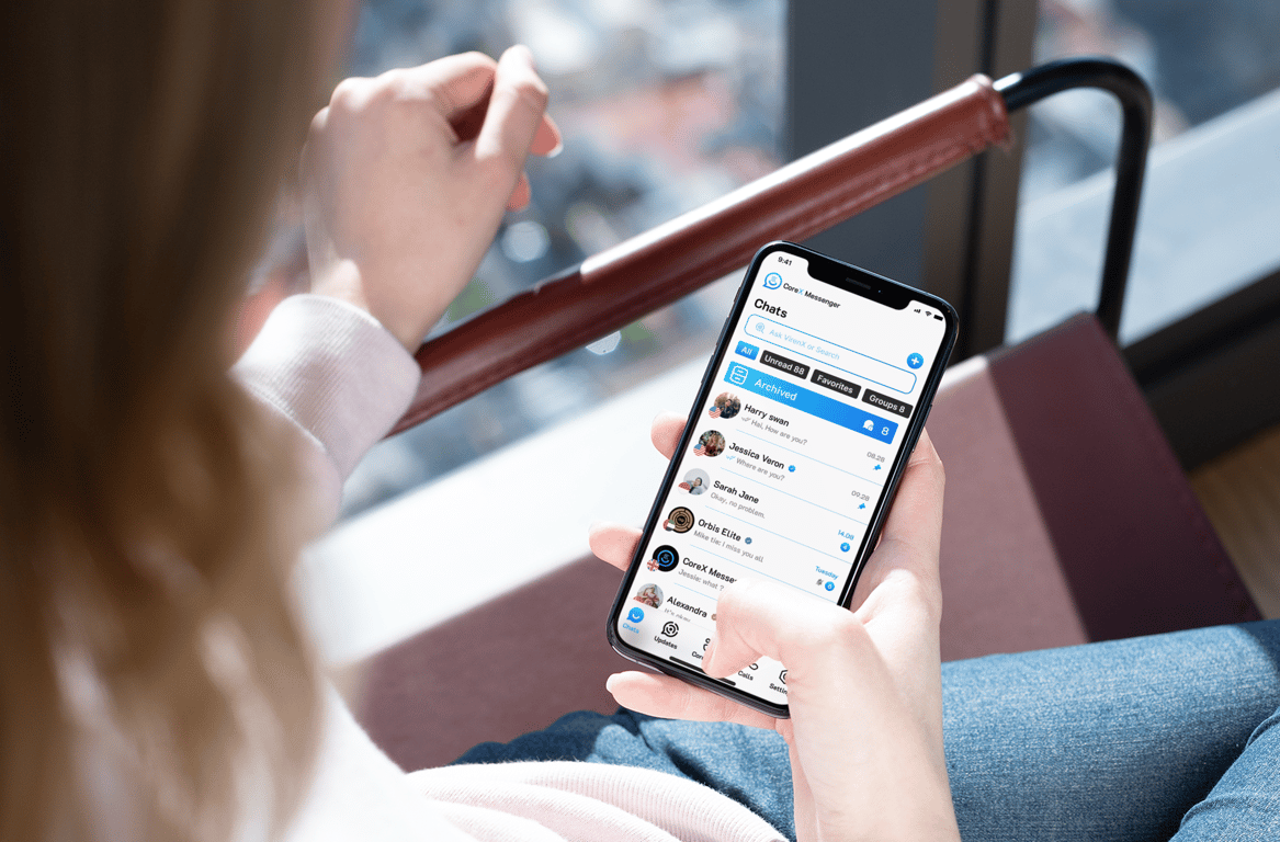 Stay connected, effortlessly — with CoreX Messenger.