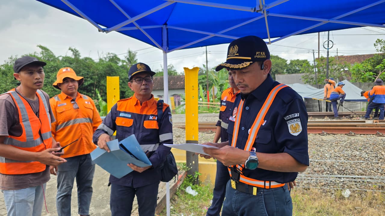VP Daop 7 Madiun Cek Laporan Petugas JPL ekstra