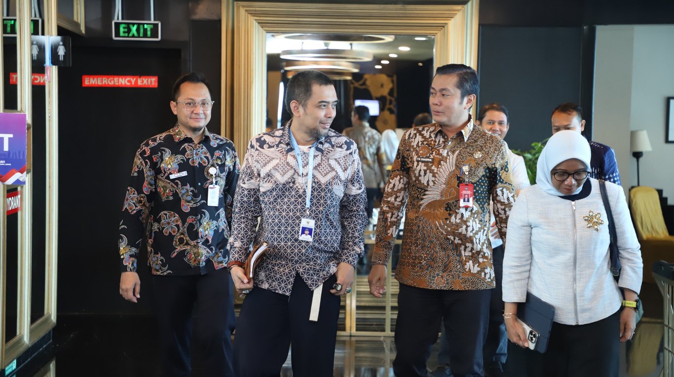 Bram Hertasning dalam Rapat Koordinasi Pemetaan Komoditas Unggulan Daerah yang digelar di Hotel Aston TB Simatupang.