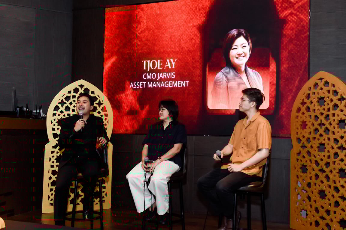 MC - Joddy,&nbsp; Tjoe Ay - CMO Jarvis Asset Management dan Jason Nathanael - Investment Expert 