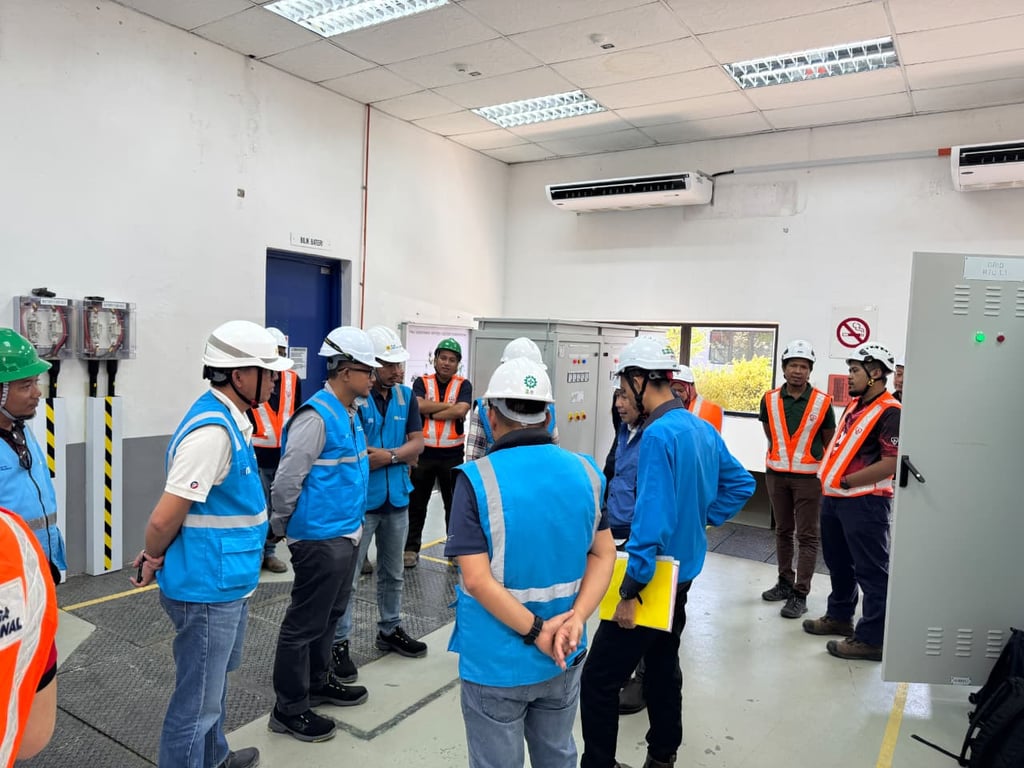 PLN NPC berhasil melaksanakan energized untuk Underground Cable (UGC) Feeder Station ECRL FS 02 di Seberang Jertih pada 30 April 2026. (dok.PLN NPC)