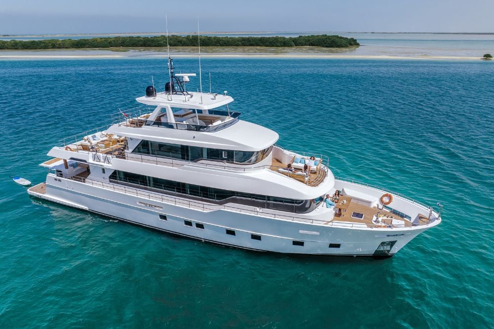 Nomad 101- A true explorer yacht, designed for extended cruising, climate-adaptive comfort, and life at sea in warm-water regions.