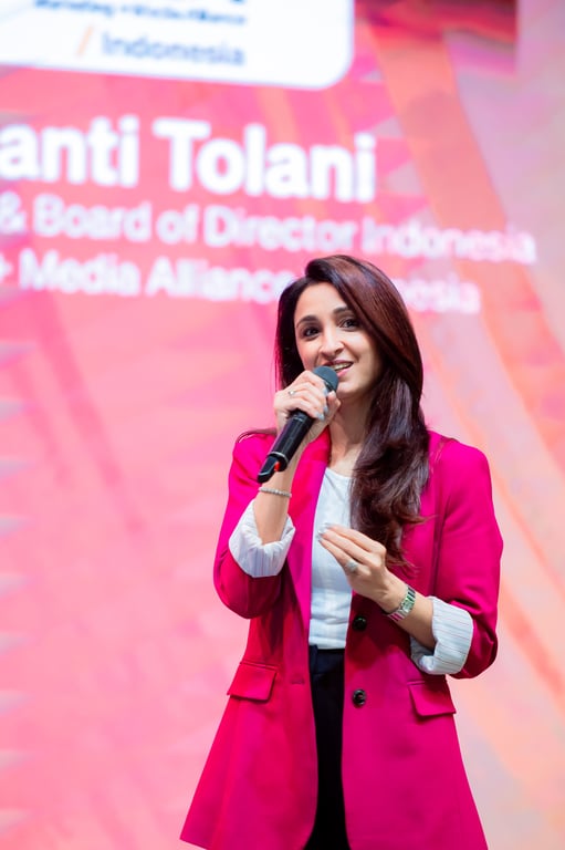 Shanti Tolani, Country Head and Board of Director, Marketing + Media Alliance Indonesia