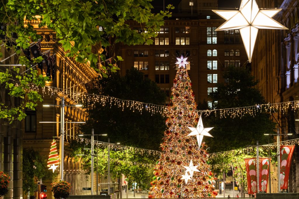 Sydney gears up for Christmas