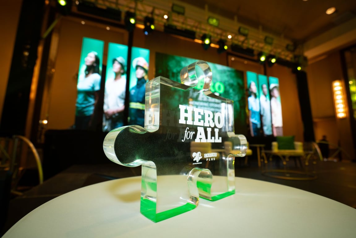 Every hero is an essential piece of a bigger picture. Each of the 20 honorees receives a commemorative trophy alongside a total award of ₱1,000,000: ₱500,000 awarded directly to the recognized hero and ₱500,000 provided to their partner community organization.