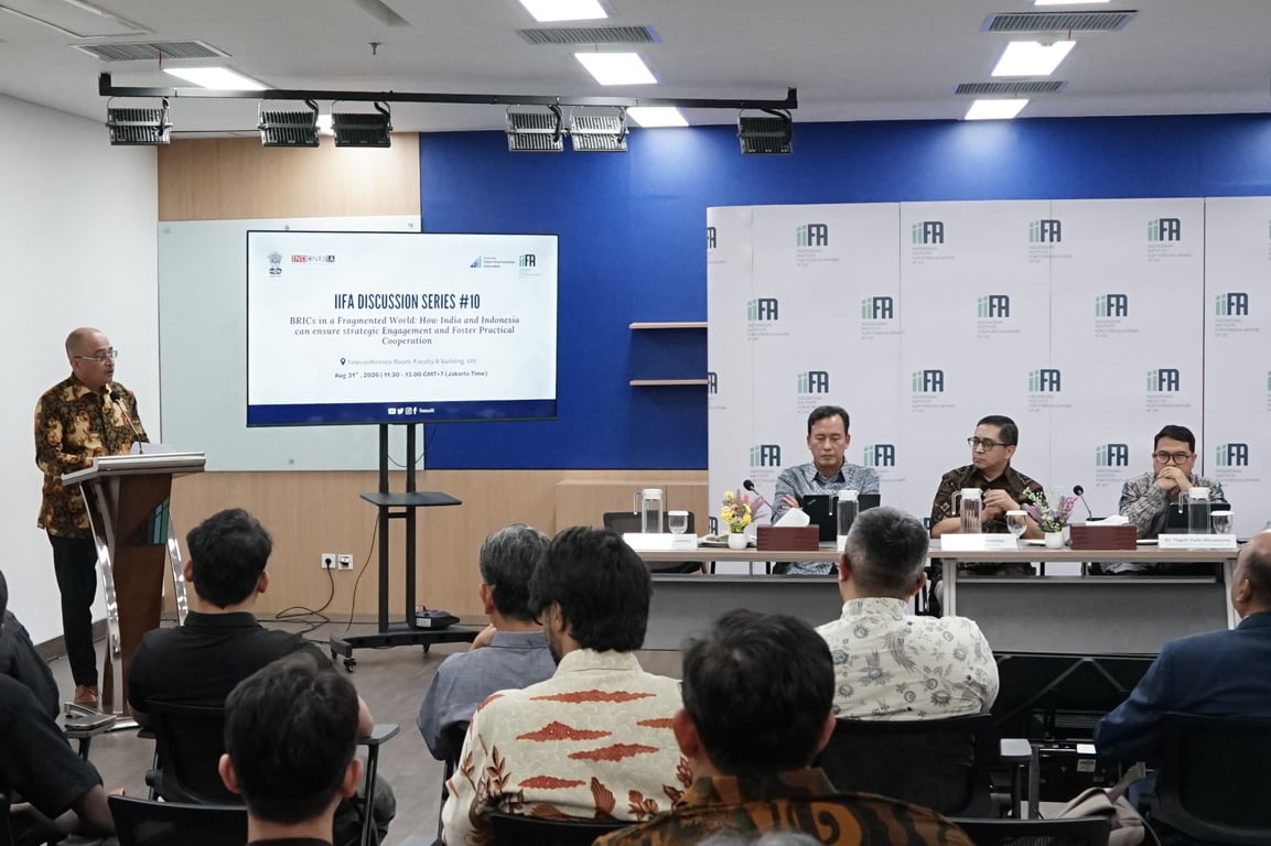 Dubes India Sandeep Chakravorty Soroti Penguatan Hubungan Strategis India-Indonesia melalui BRICS dalam IIFA Discussion
