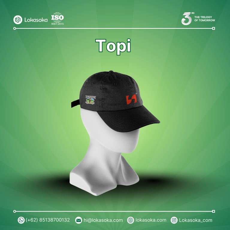 Souvenir Perpisahan Kantor - Topi
