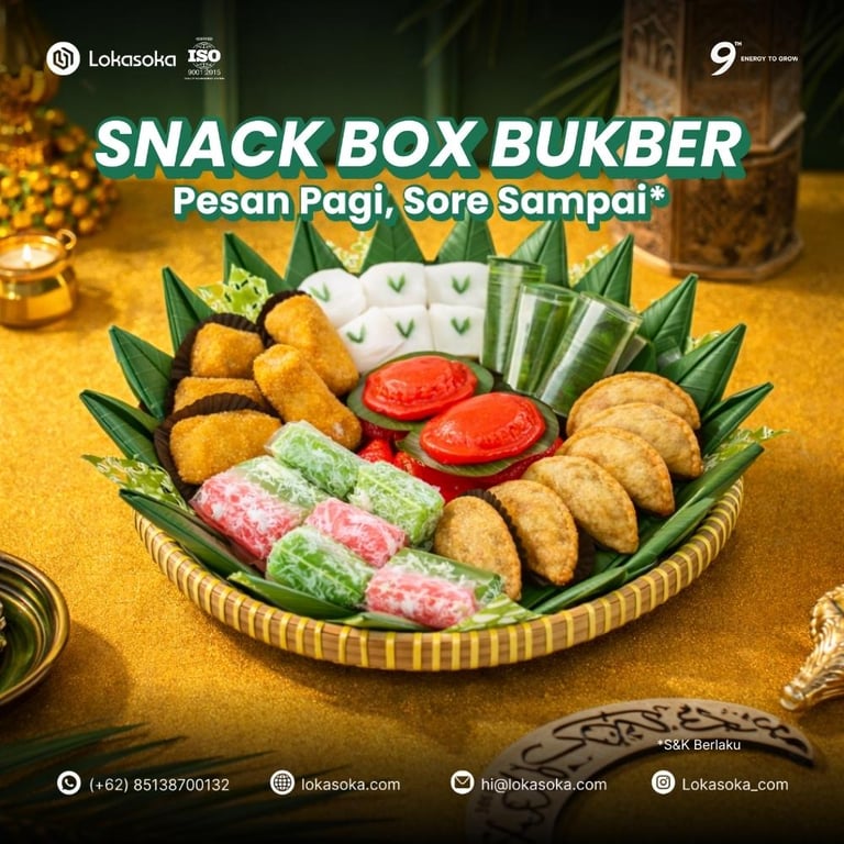 Pesan snack box hari ini besok diantar