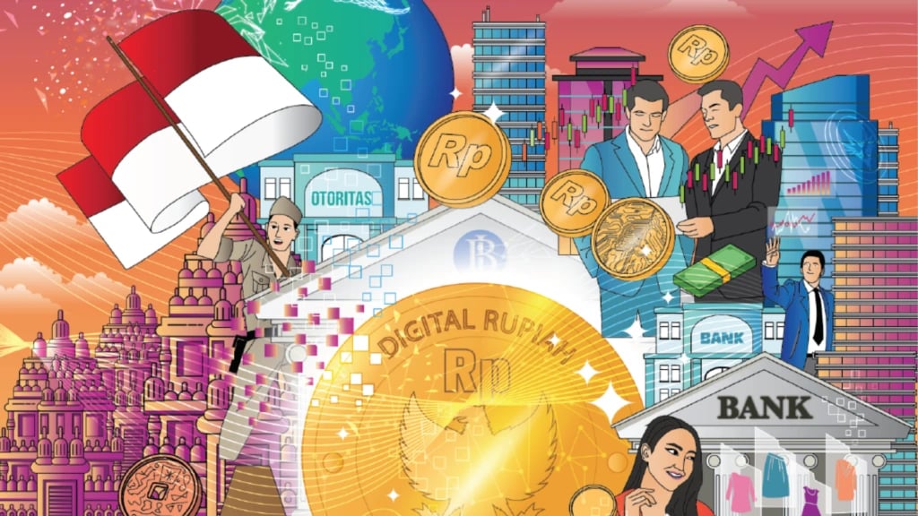 Ilustrasi Rupiah Digital dari Bank Indonesia. Sumber: Bank Indonesia.