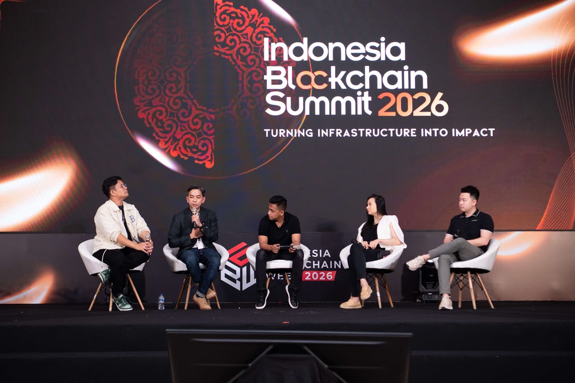 CEO dan Founder FLOQ, Yudhono Rawis, tampil menjadi salah satu panelis di Indonesia Blockchain Week 2026 di Jakarta pada 13 Agustus 2026. Sumber: FLOQ.