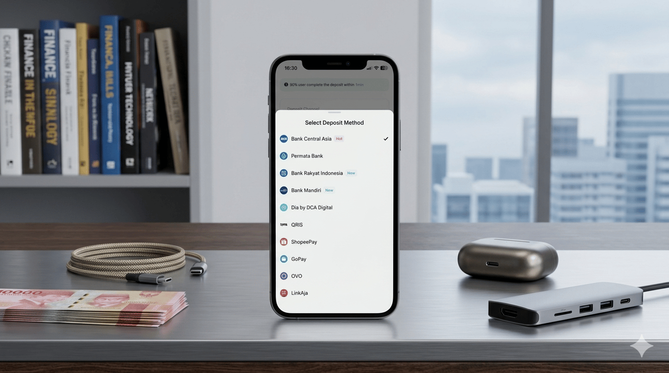 Tokocrypto&nbsp;menghadirkan kanal deposit baru melalui dua bank BUMN, yakni Bank Rakyat Indonesia (BRI) dan Bank Mandiri. Sumber: Tokocrypto.