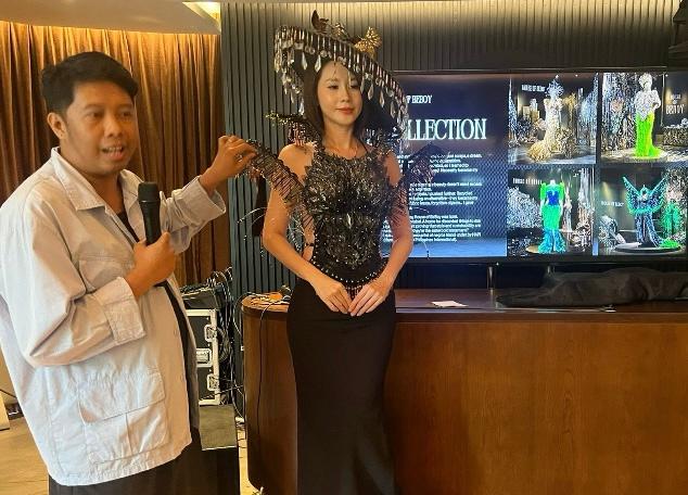 Sustainable Fashion Designer, Beboy from the Phillipines who creates purely out of Waste.