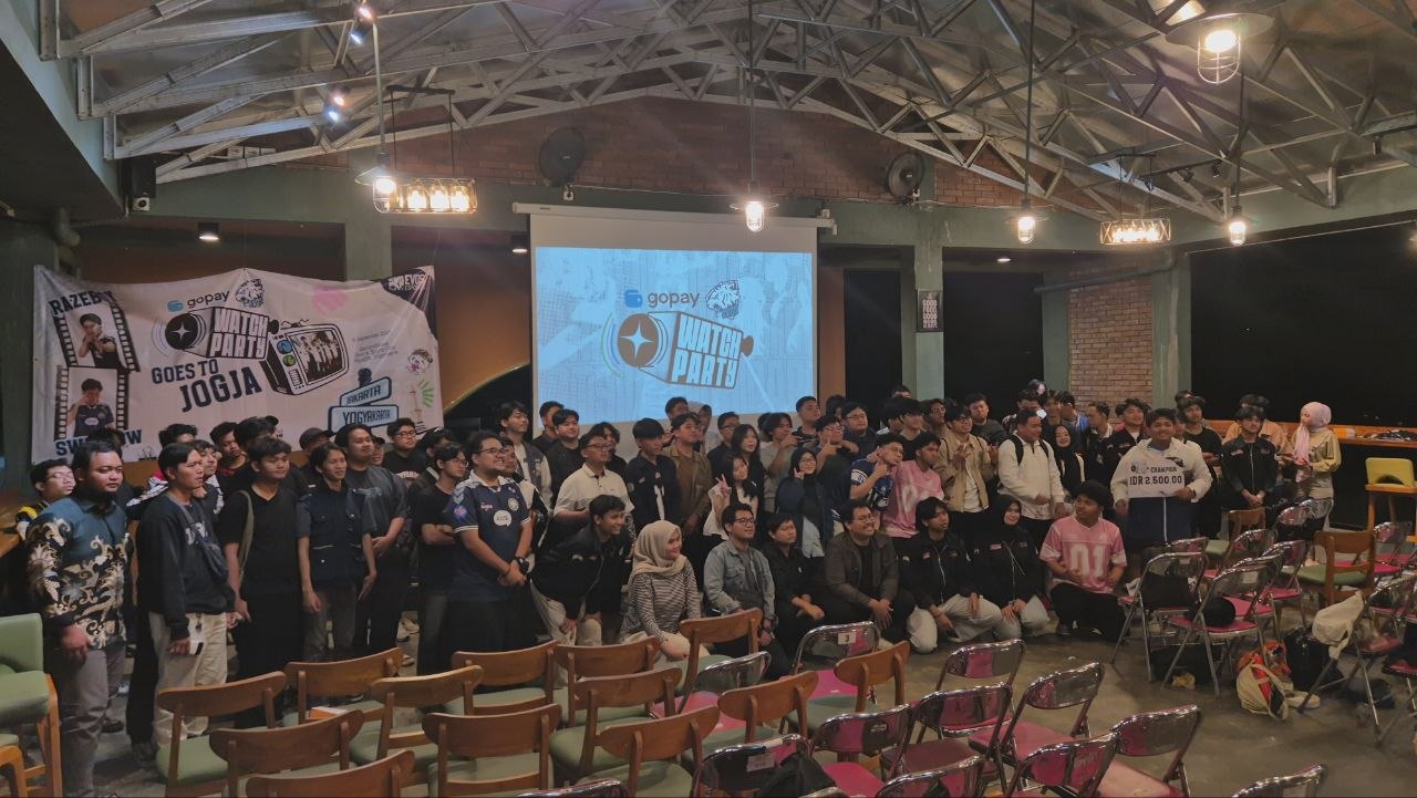 Kemeriahan EVOS Fams Jogja di EVOS GoPay Watch Party Goes to Jogja