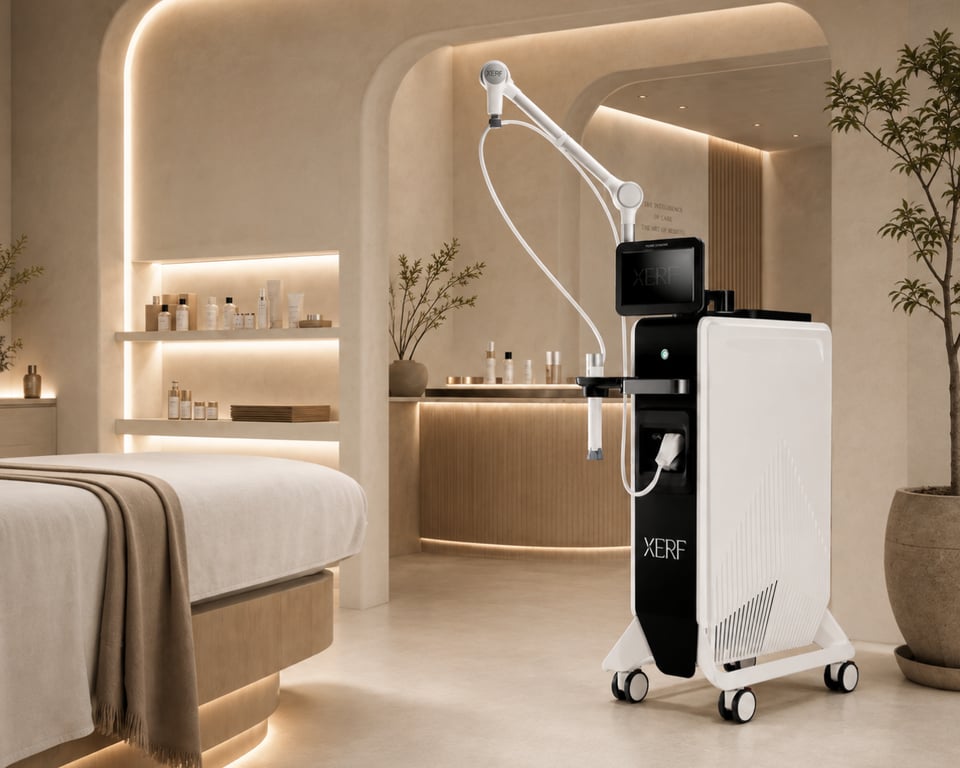 XERF treatment in a premium aesthetic setting.
