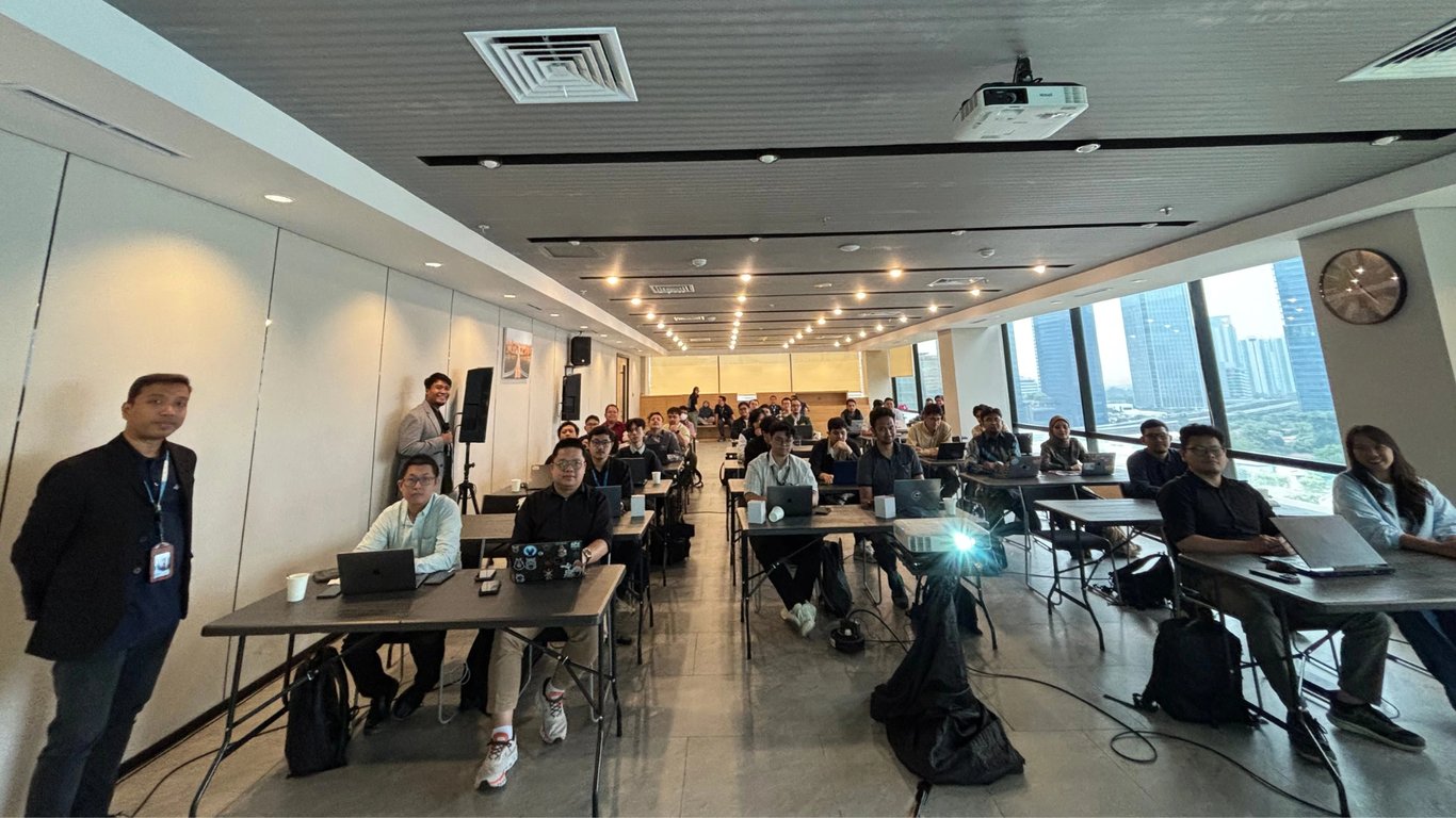Suasana acara Mugen 2026 di Uptown Serviced Office, Kuningan, Jakarta Selatan.
