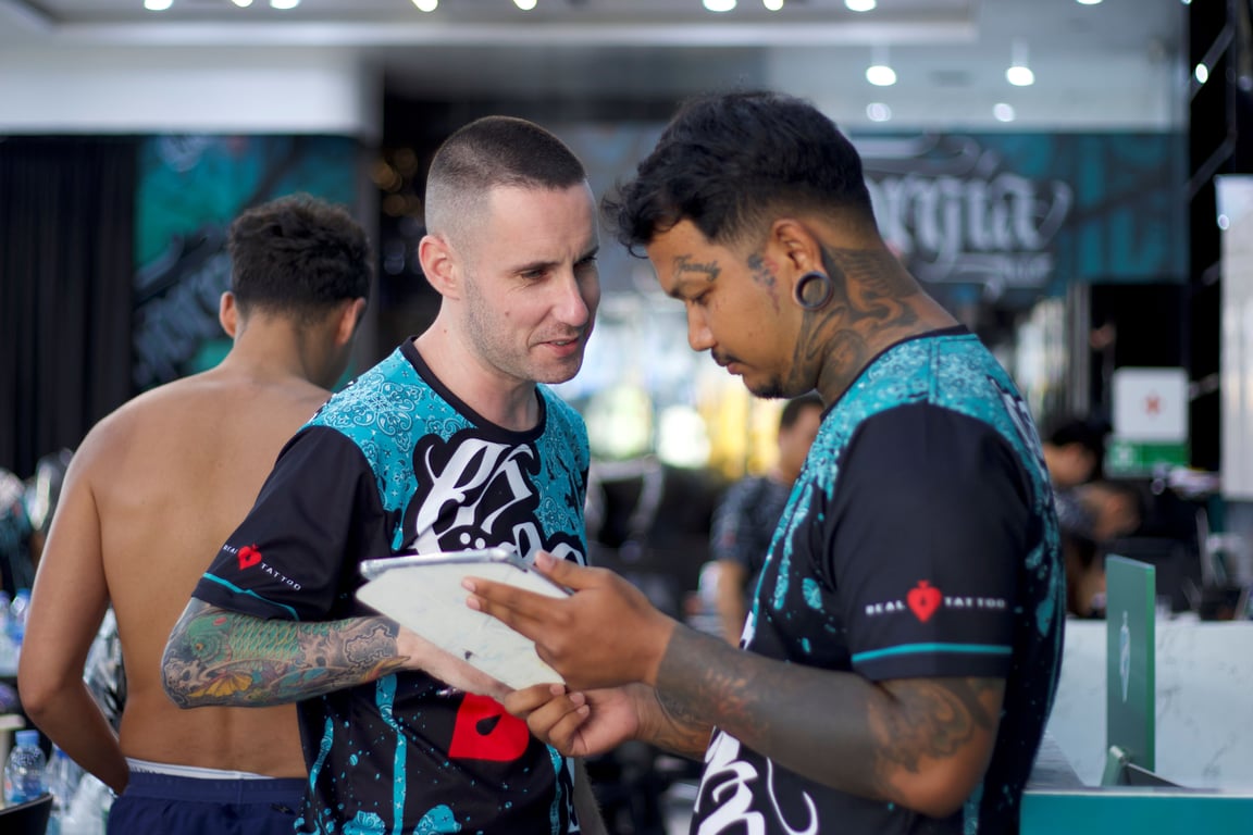 Every successful tattoo begins with a professional consultation.