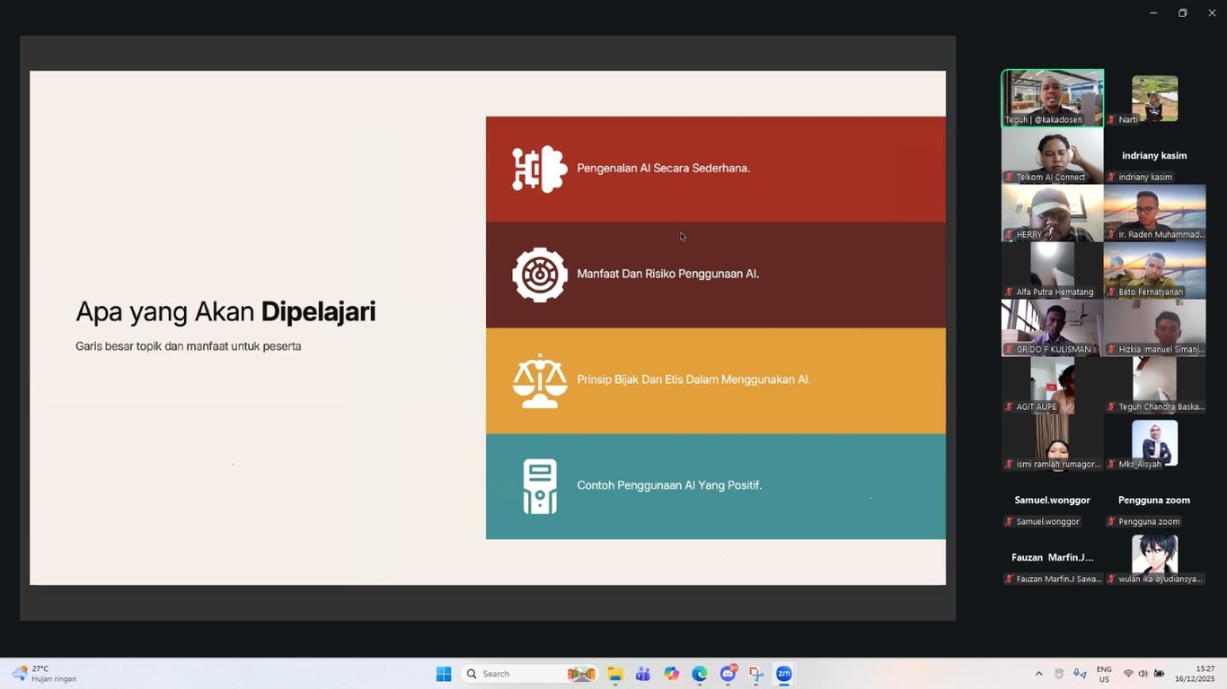 Sesi pemaparan materi