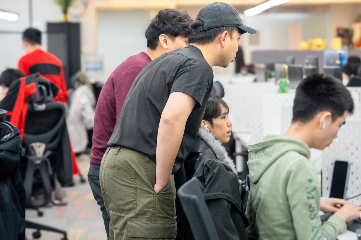 JoinX team at the company's Taipei office