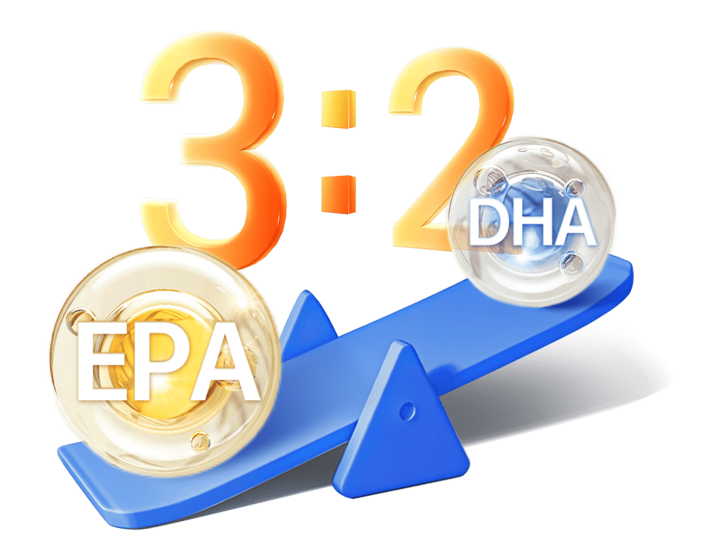 Scientific 3:2 Ratio of EPA to DHA for Optimal Absorption