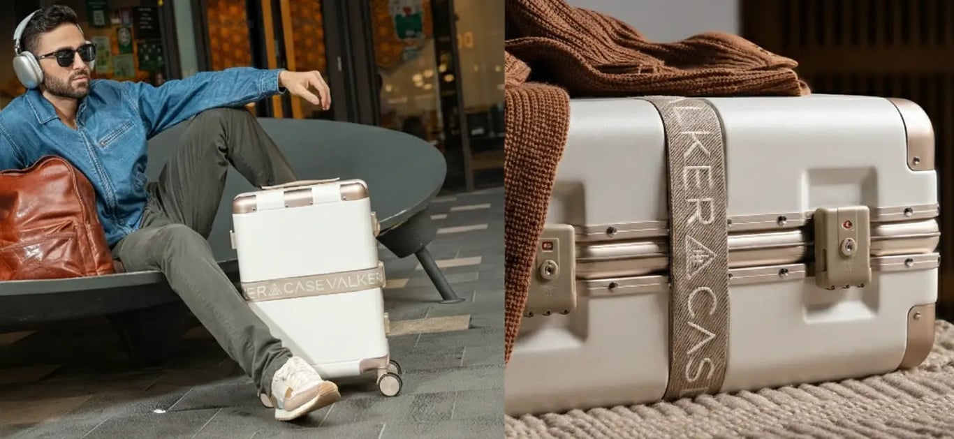The Noah Collection pairs a lightweight, durable shell with premium detailing, built for travelers who want a bag that performs as well as it looks.