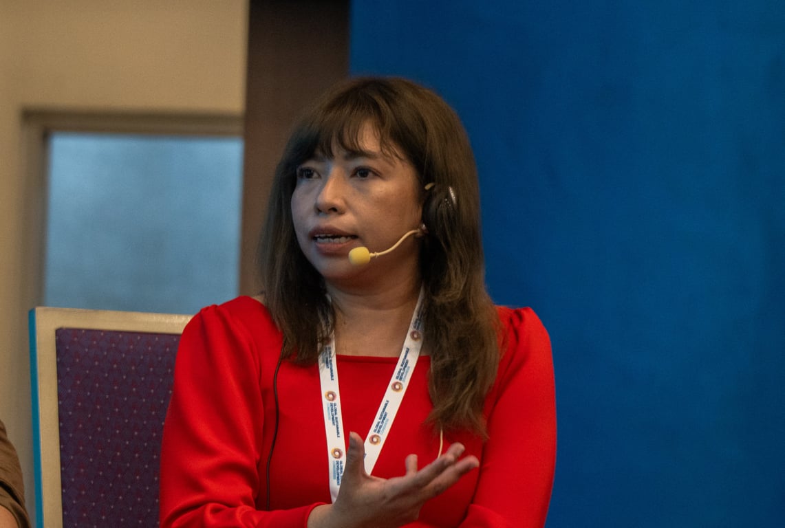 Head of Corporate Communications, Sustainability and Culture Godrej Consumer Products Indonesia, Wahyu Radita dalam sesi “Activating Corporate Infrastructure for Shared Sustainability Impact” pada acara Global Sustainable Development Congress (GSDC) 2026 di ICE BSD City, Rabu (24/6/2026).
