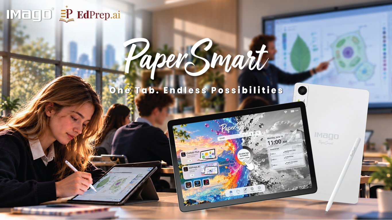 IMAGO Technologies Unveils PaperSmart Dual-Mode Tablet With EdPrep.ai