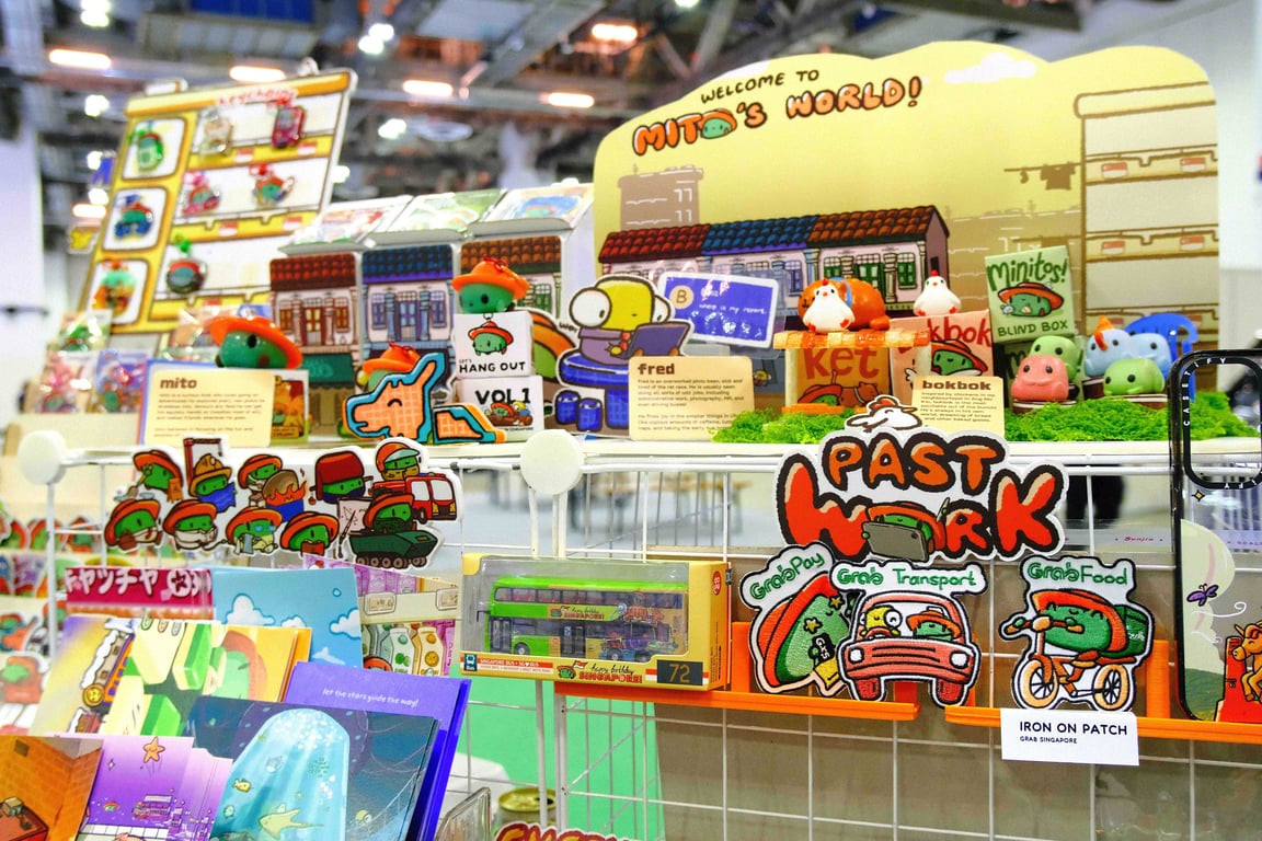 Meet Mito, IP karakter berbasis di Singapura, menampilkan dunia visual bertema transportasi melalui ilustrasi, merchandise, dan produk koleksi di Design WAH! 2026.