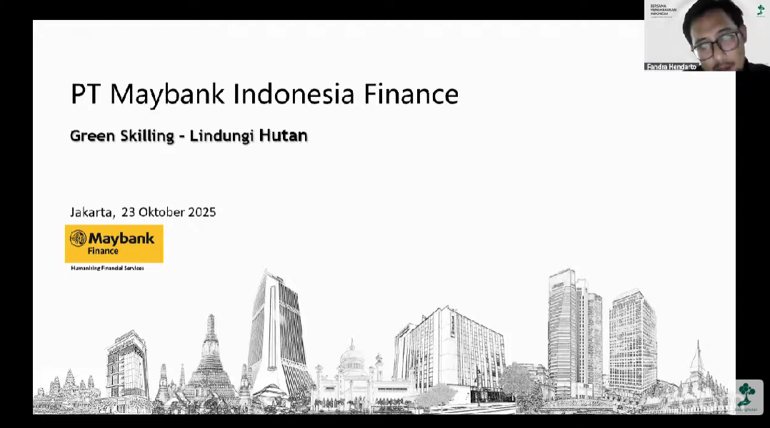 Penyampaian materi oleh narasumber (Foto: LindungiHutan)