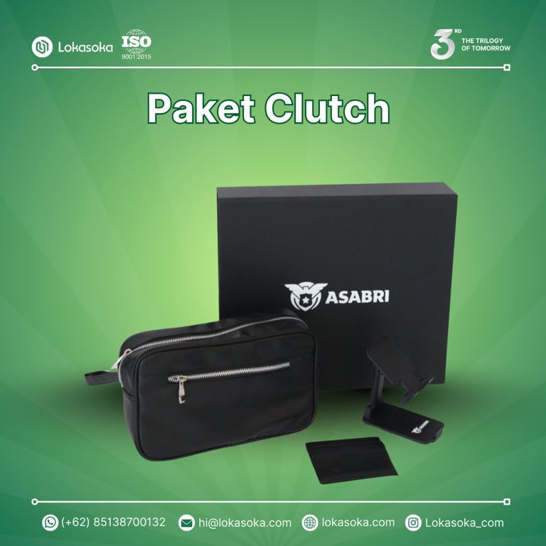 Souvenir Acara Kantor - Clutch