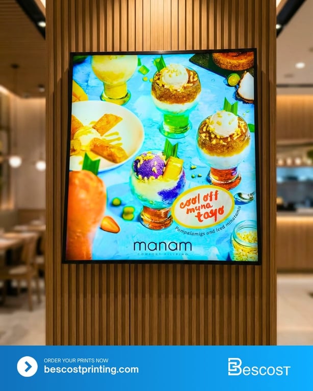 Custom Made Lightbox for Wall Graphics | Manam