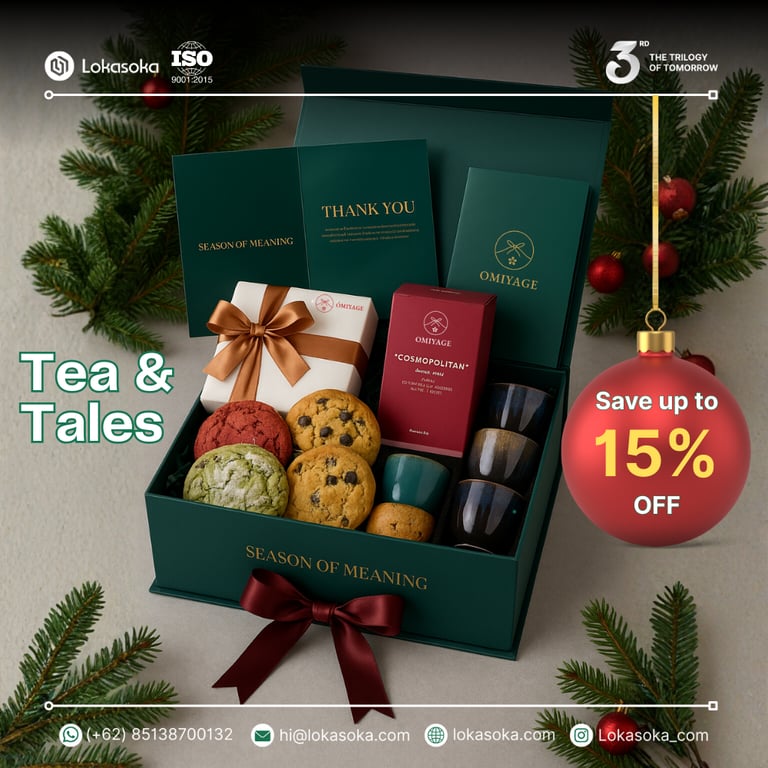 Hampers Kue Natal - Tea & Tales