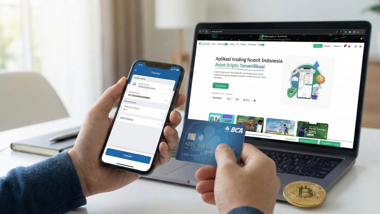 Ilustrasi fitur Deposit VA BCA di platform Tokocrypto yang mengalami peningkatan transaksi. Sumber: Tokocrypto.