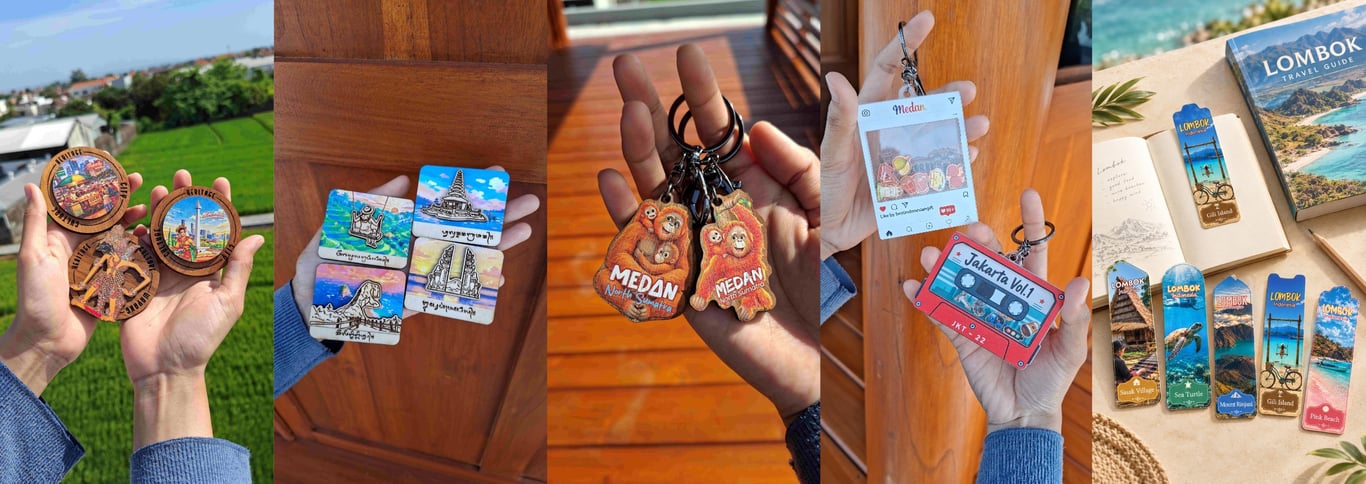 Souvenir Wisata Khas Indonesia